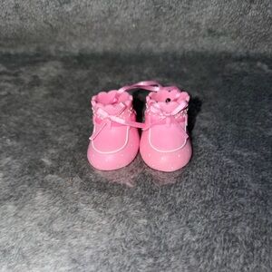 DecoPac Pink Booties Shoes Decoset Gender Reveal Girl Shower Party Cake Topper